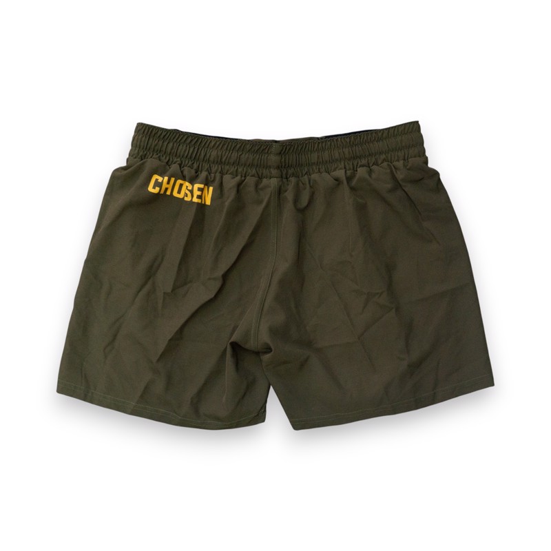 CHOSEN minimal HYBRID Fightshorts - olive